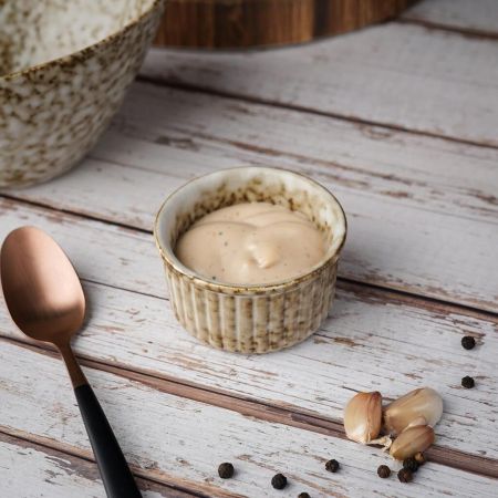 Соусник 90 мл d 7 см h4 см круглый Рамекин Brown Spider Silk P.L. Proff Cuisine [12]