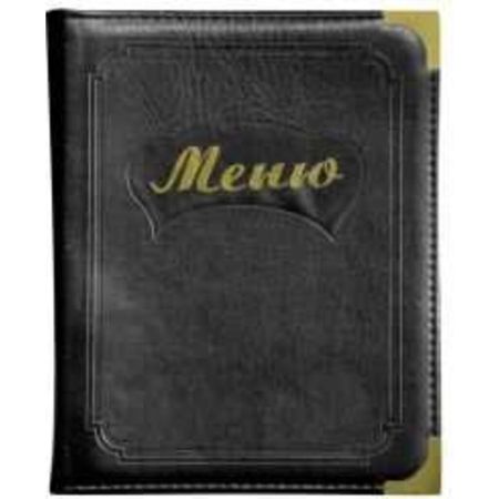 Папка для меню черная А5, P.L. - BarWare