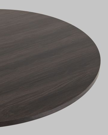 Стол обеденный Strong Round 90х90 темный орех