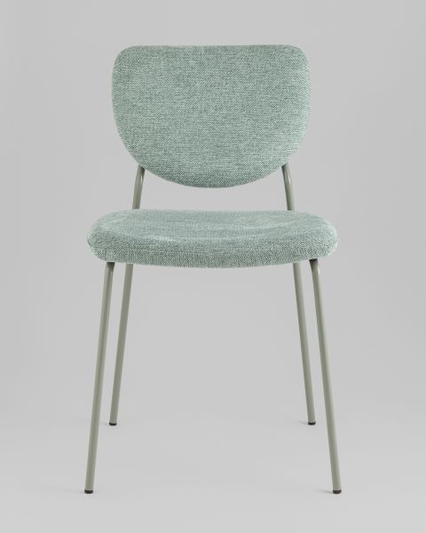 Стул обеденный Gigi шенилл зеленый