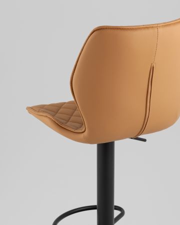 Стул барный Dome экокожа коричневый 2 шт