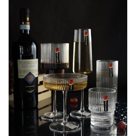 Рюмка коктейльная 250 мл "ProBar Optical" d 10,5 см h13 см P.L. - BarWare [4]