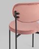 Стул Барбара NEW велюр пыльно-розовый