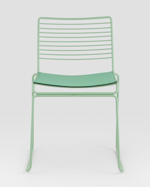 Стул обеденный Danny зеленый с подушкой