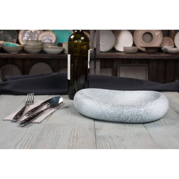 Блюдо овальное 26*20 см h6 см 300 мл Stone Untouched Taiga P.L. Proff Cuisine [1]