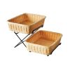 Корзина для хлеба и выкладки 35*27 см h9 см плетеная ротанг бежевая SUNNEX