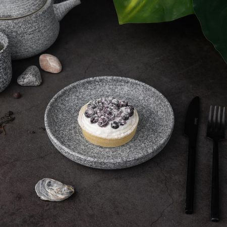 Тарелка с бортом d 17,5 см h2,8 см Stone Untouched Taiga P.L. Proff Cuisine [1]