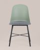 Стул Shell серо-зеленый