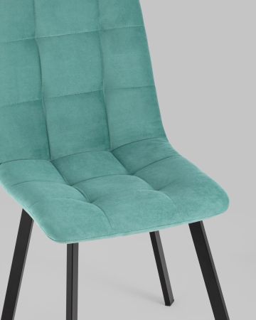 Стул Oliver Square велюр мятный