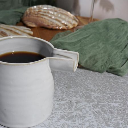 Соусник молочник 300 мл d 8 см h9 см круглый керамика Gray Frutti di Mare P.L. [6]