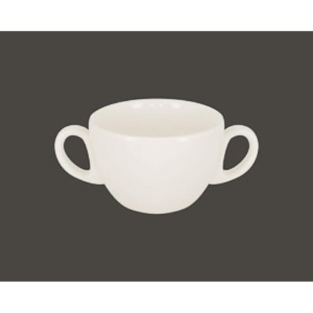 Бульонница с двумя ручками RAK Porcelain Barista 280 мл, h 6,3 см