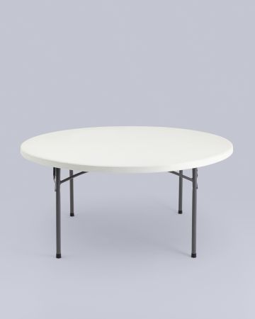 Стол круглый складной пластиковый Кейт 160