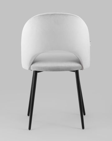 Стул Меган велюр светло-серый