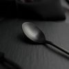 Ложка столовая 19,5 см матовая черный цвет Black Sapporo PVD P.L. - Davinci [12]