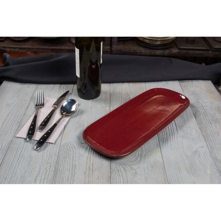 Блюдо овальное 36*14*2 см Evolution Dark Red P.L. Proff Cuisine [1]