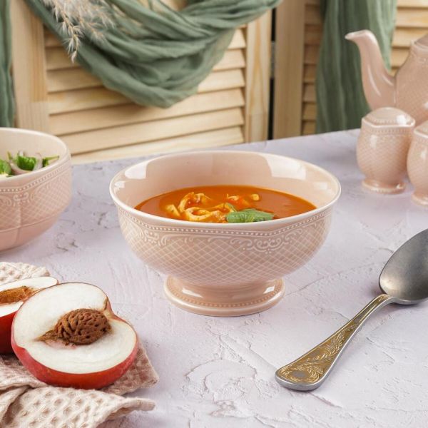 Салатник 650 мл d 15 см h7,7 см Aristocrat Peach Tea Noble [6]