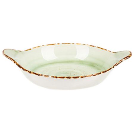 Блюдо круглое d 17,5 см h3,5 см 200 мл с ручками Organica Green P.L. Proff Cuisine [6]