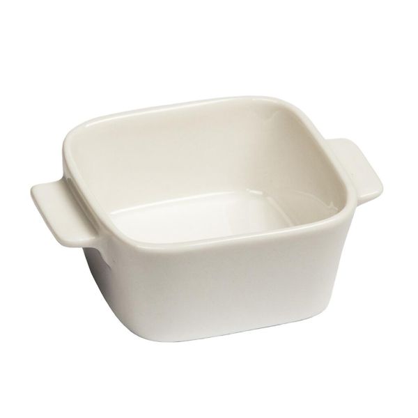 Соусник 60 мл 7*7 см h3,3 см Mini Mix с ручками белый фарфор P.L. Proff Cuisine [6]