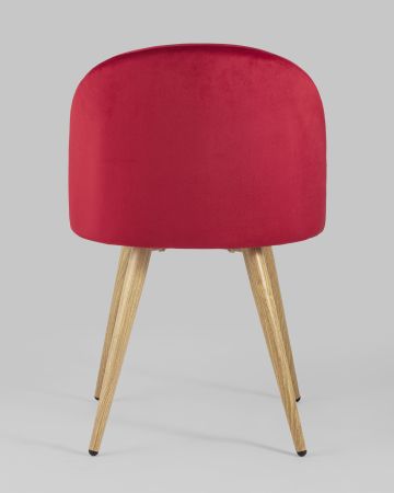 Стул Лион велюр красный