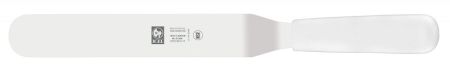 Лопатка 42 см. изогнутая раб. часть 26*4 см. нерж. с пластик. ручкой белая Icel /1/6/