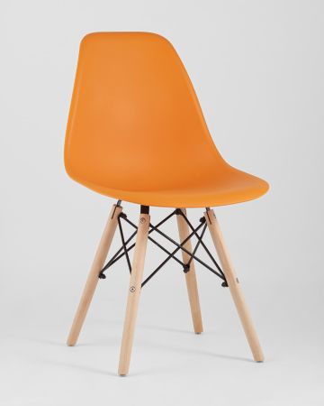 Стул Eames Style DSW оранжевый
