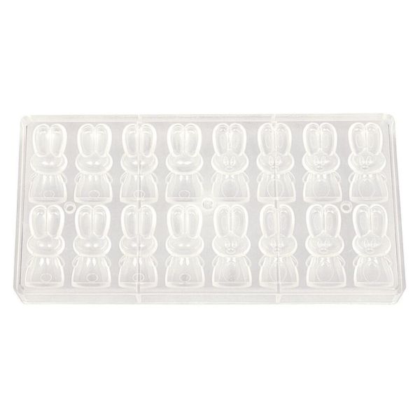 Пластиковая форма "Заяц" 16 ячеек 55*27*21 мм, P.L. Proff Cuisine