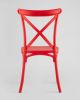 Стул Кроссбэк пластиковый красный