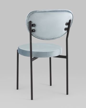 Стул Барбара NEW велюр серо-голубой