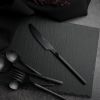 Нож столовый 22 см матовый черный цвет Black Sapporo PVD P.L. - Davinci [12]