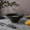 Тарелка глубокая 150 мл d 20 см h7,5 см для пасты, для супа Black Raw Wood P.L. Proff Cuisine [4]