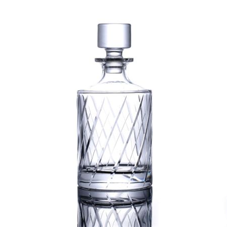 Графин 0,9 л штоф с крышкой Prestige h22,7 см d 11 см стекло P.L. - BarWare [1]