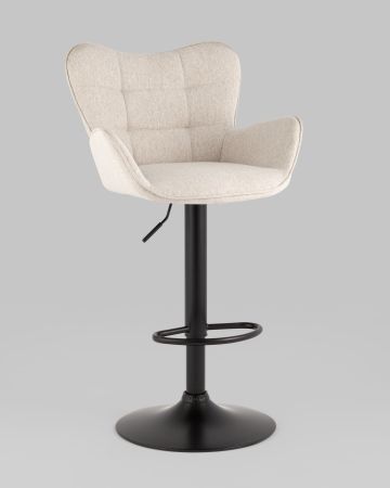 Стул барный Гранд серо-бежевый