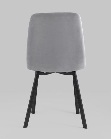 Стул Oliver Square велюр серый