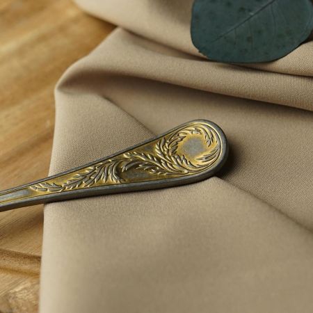 Ложка столовая 20,2 см матовая с золотом Lord Vintage Style P.L. Proff Cuisine [12]