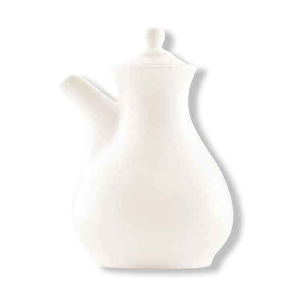 Соусник 100 мл бутылочка для соевого соуса белый фарфор P.L. Proff Cuisine [6]