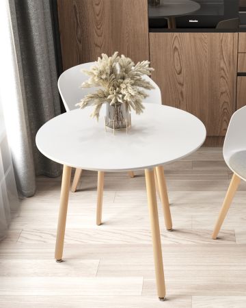 Стол DST круглый белый