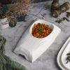 Блюдо прямоугольное 25*16 см h4 см 250 мл Oyster белое фарфор P.L. Proff Cuisine [1]