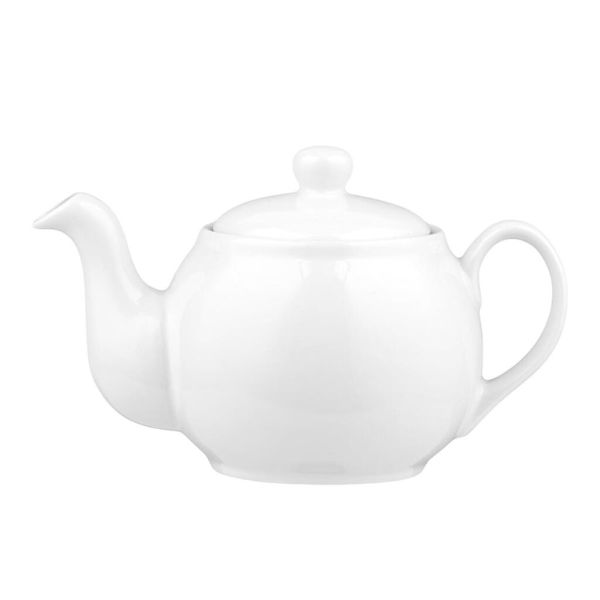 Чайник 500 мл d 10,8 см h11,2 см с фильтром белый фарфор P.L. Proff Cuisine [1]