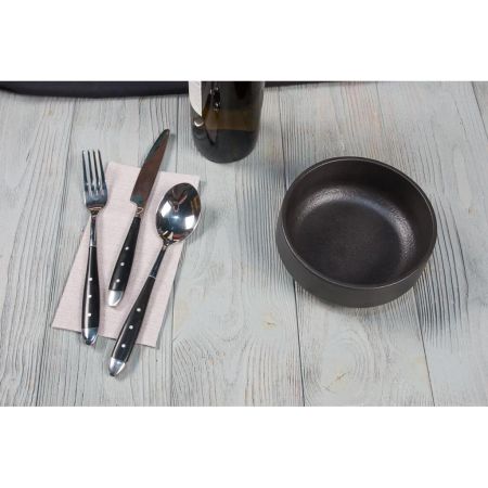 Салатник 500 мл d 15 см h5,5 см Smooth Black Raw Stellar P.L. Proff Cuisine [6]