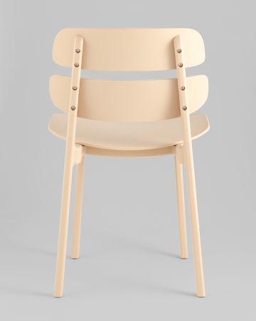 Стул обеденный Tony пластик желтый