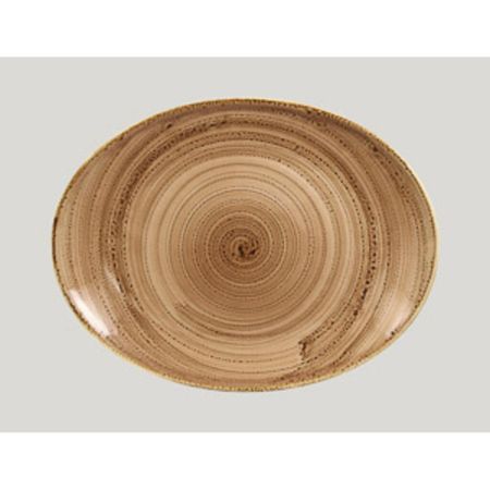 Овальная тарелка RAK Porcelain Twirl Shell 36*27 см