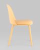 Стул Fog с подушкой пластик желтый