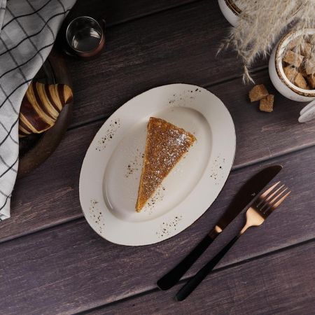 Блюдо овальное 24*18 см h1,7 см Grace Noble [1]