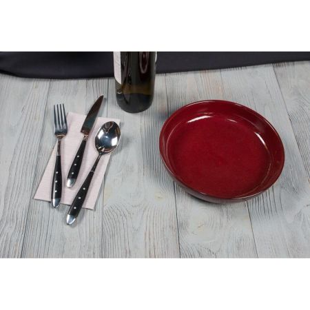 Тарелка с бортом d 21 см h4,5 см Evolution Dark Red P.L. Proff Cuisine [6]