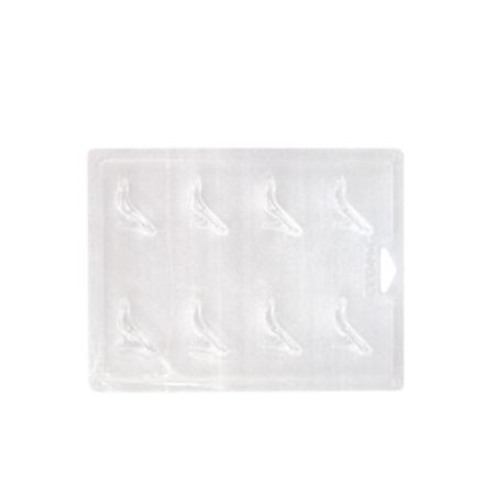 Пластиковая форма "Туфелька" 8 ячеек 43*31*11 мм, P.L. Proff Cuisine