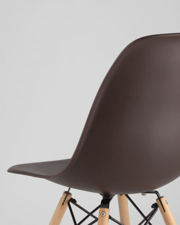 Стул Eames DSW коричневый x4