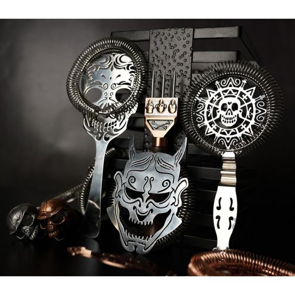 Стрейнер барный нерж. 19,3 см d 10,3 см Череп Luxury Skull B'Guys P.L.- Barbossa