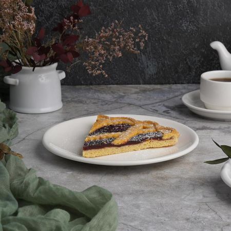 Тарелка d 18 см без борта белая фарфор P.L. Proff Cuisine [12]