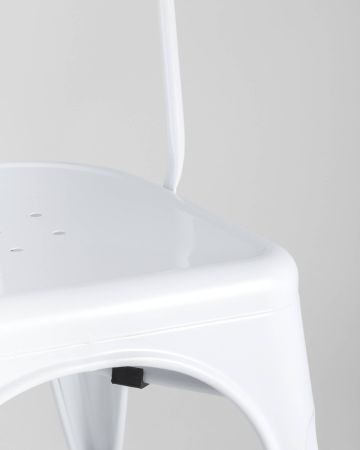 Стул TOLIX белый глянцевый
