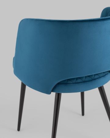 Стул-кресло Дарелл велюр синий